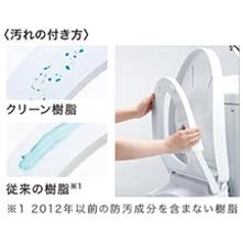 TOTO ウォシュレットSS クリーン便座(つぎ目なし)